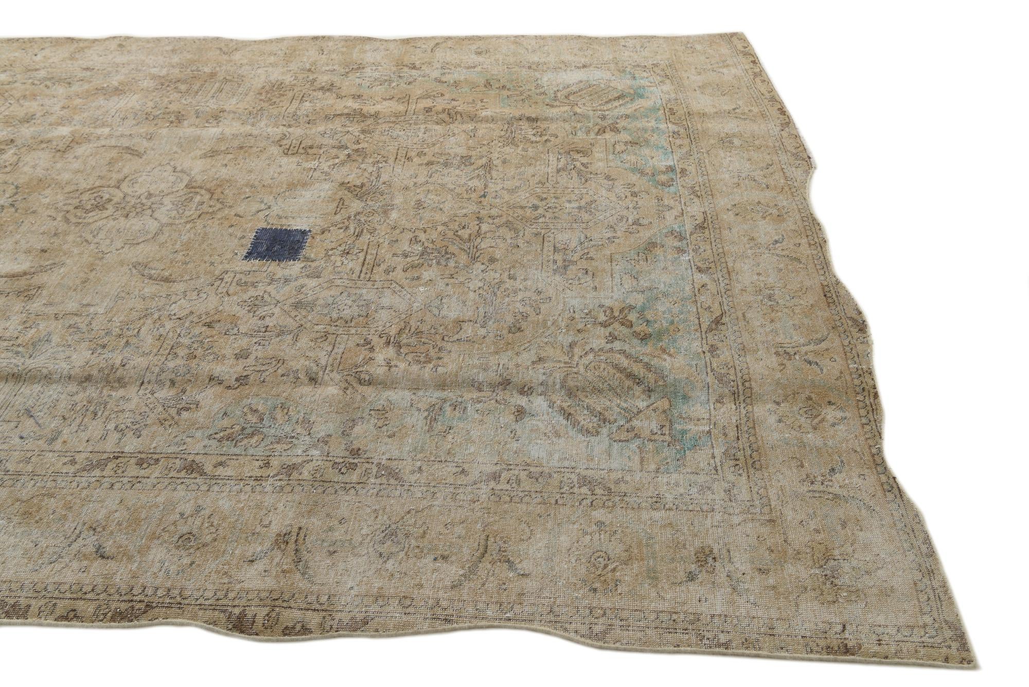 240cm x 340cm anudado a mano Ultra Vintage Alfombra Persa Lana