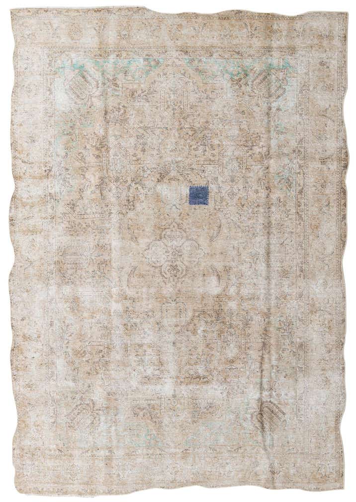 240cm x 340cm anudado a mano Ultra Vintage Alfombra Persa Lana