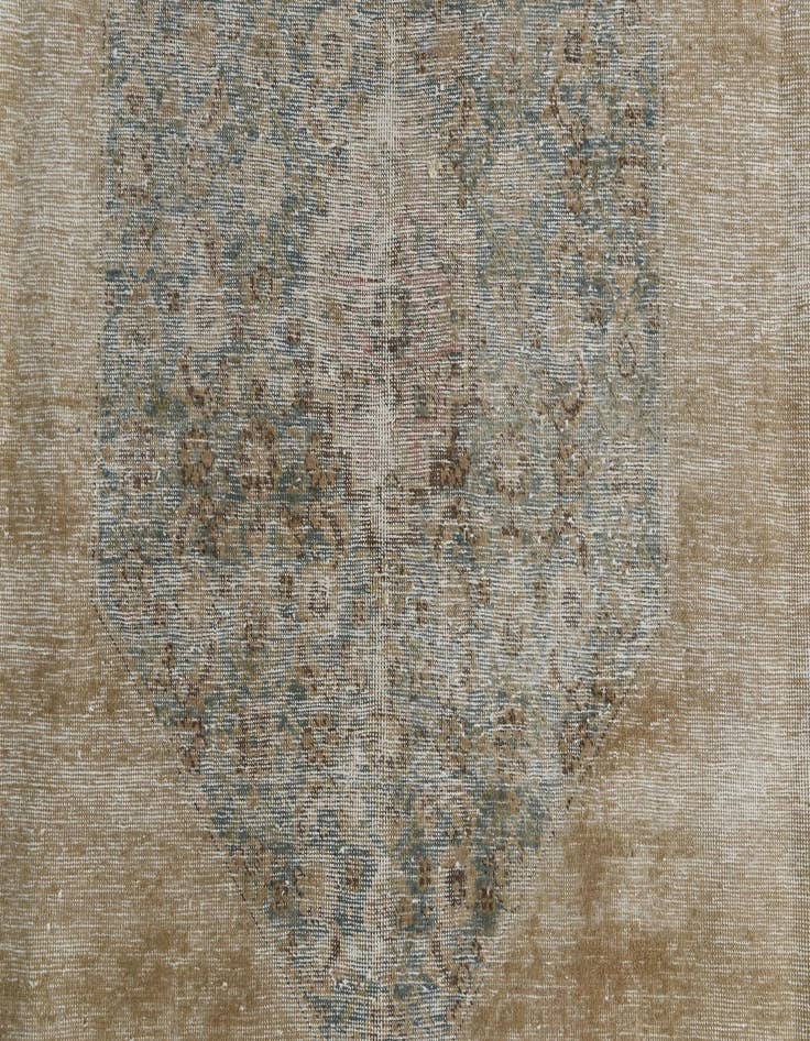 Detail image of 9' 8 x 12' 9  Hand Knotted Ultra Vintage Persian Wool Rug