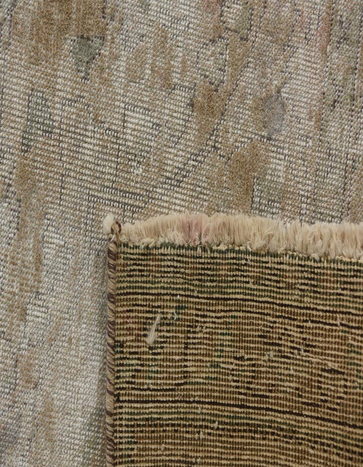 Detail image of 9' x 12' 8  Hand Knotted Ultra Vintage Persian Wool Rug