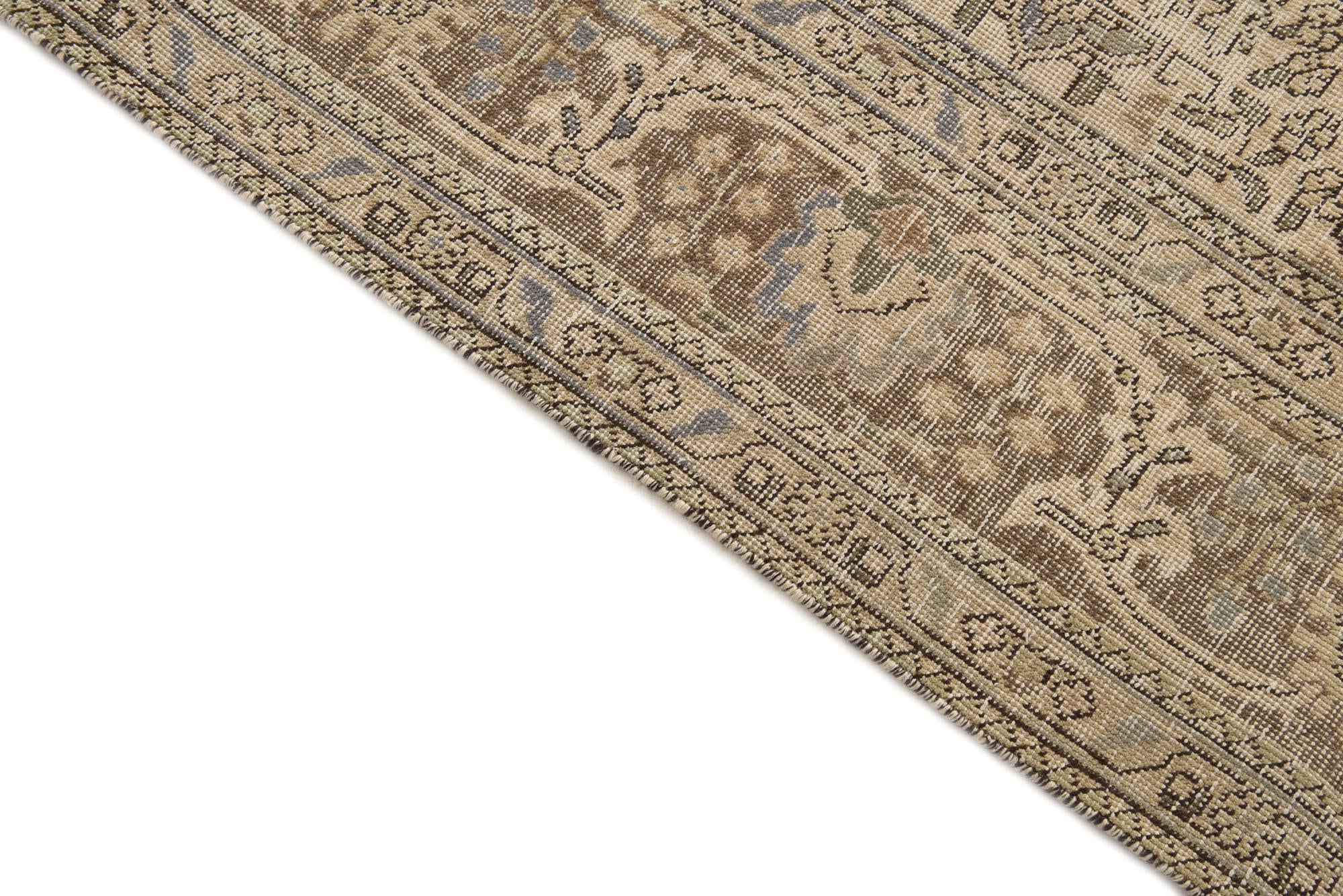 8' 3 x 10' 11 Hand Knotted Ultra Vintage Persian Wool Rug