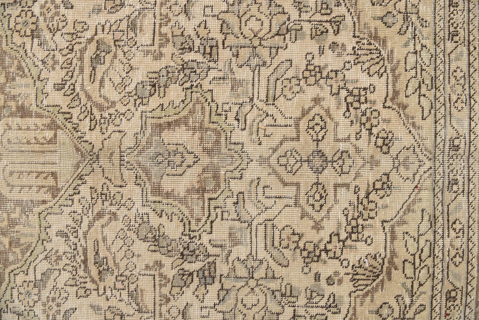 8' 3 x 10' 11 Hand Knotted Ultra Vintage Persian Wool Rug