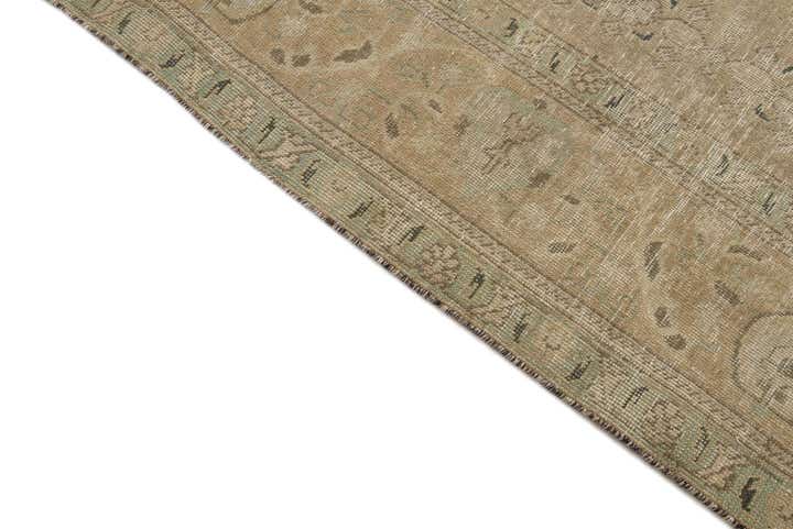 9' 8 x 12' 8 Hand Knotted Ultra Vintage Persian Wool Rug