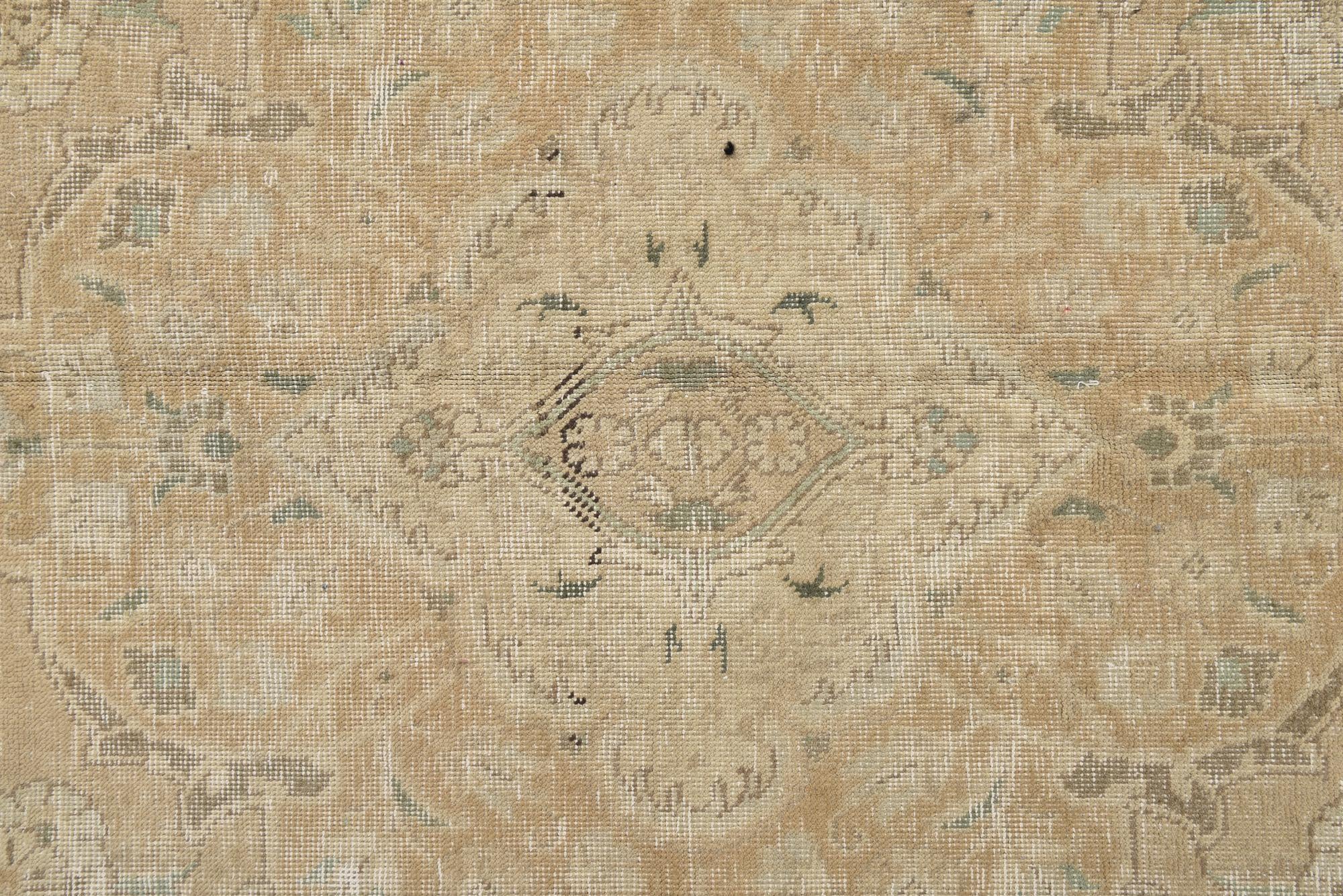 9' 8 x 12' 8 Hand Knotted Ultra Vintage Persian Wool Rug