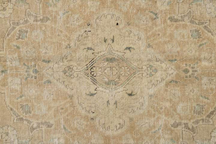9' 8 x 12' 8 Hand Knotted Ultra Vintage Persian Wool Rug