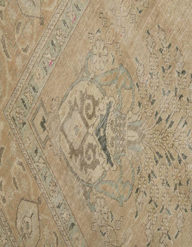 Detail image of 9' 8 x 12' 8  Hand Knotted Ultra Vintage Persian Wool Rug