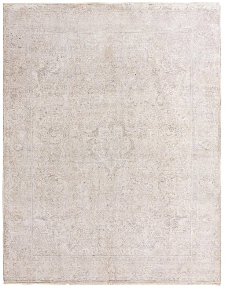 Detail image of 9' 9 x 13' 1 Hand Knotted Ultra Vintage Persian Wool Rug