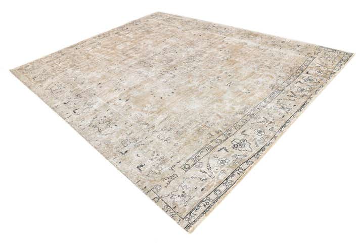 9' 8 x 11' 10 Hand Knotted Ultra Vintage Persian Wool Rug