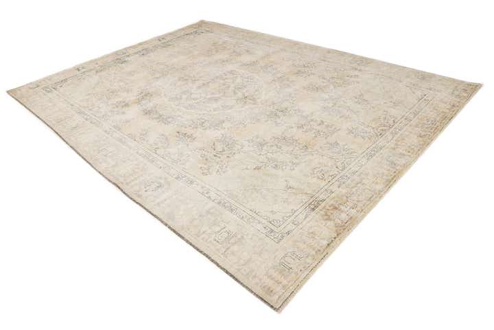 8' 11 x 12' 4 Hand Knotted Ultra Vintage Persian Wool Rug