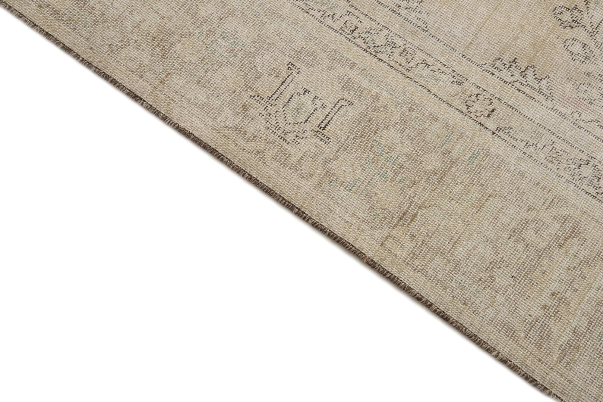 8' 11 x 12' 4 Hand Knotted Ultra Vintage Persian Wool Rug