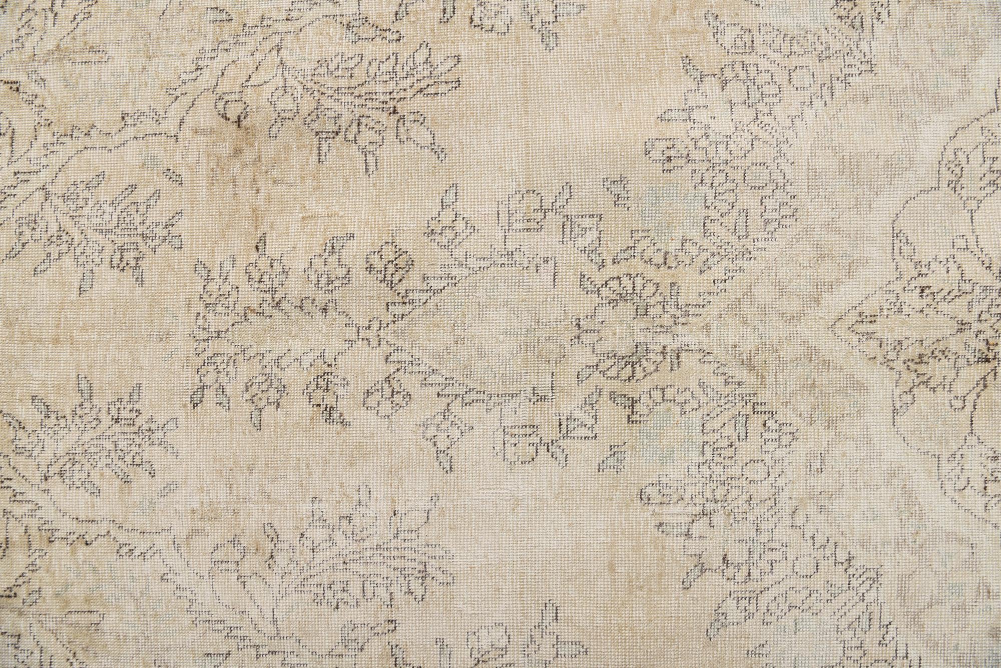 8' 11 x 12' 4 Hand Knotted Ultra Vintage Persian Wool Rug
