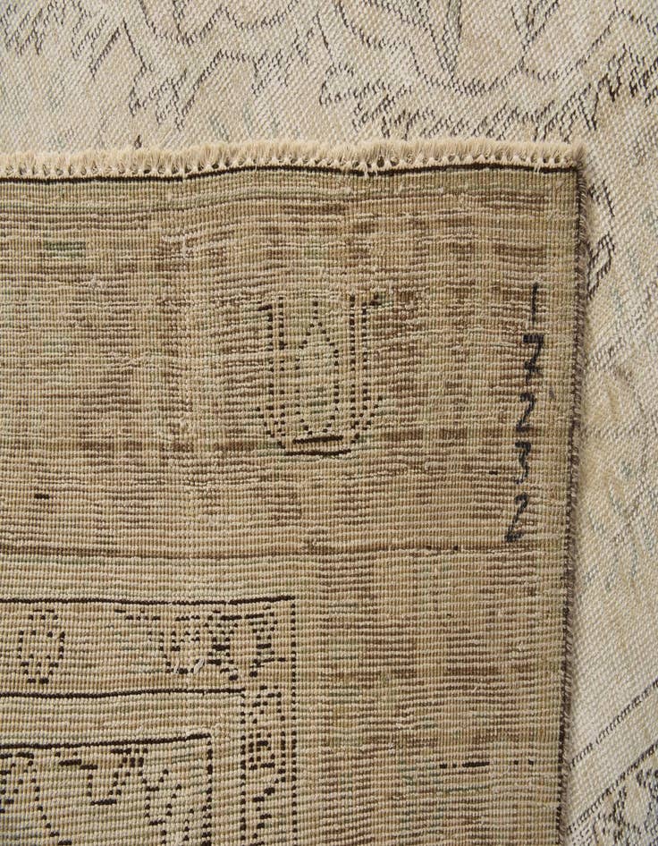 Detail image of 8' 11 x 12' 4  Hand Knotted Ultra Vintage Persian Wool Rug