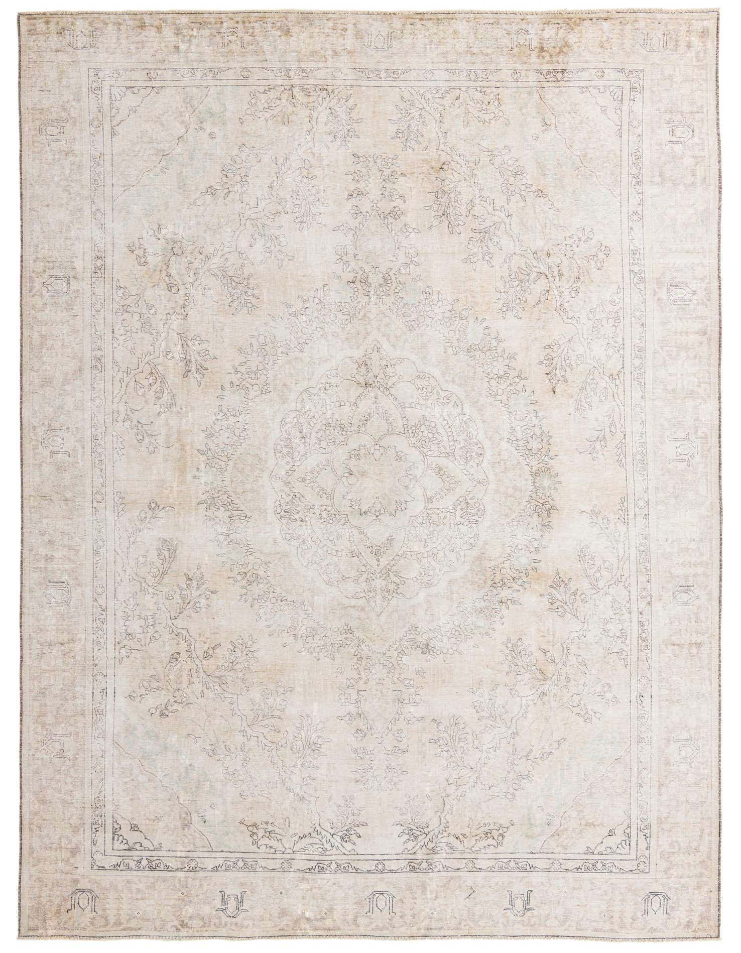 Primary image 8' 11 x 12' 4  Hand Knotted Ultra Vintage Persian Wool Rug