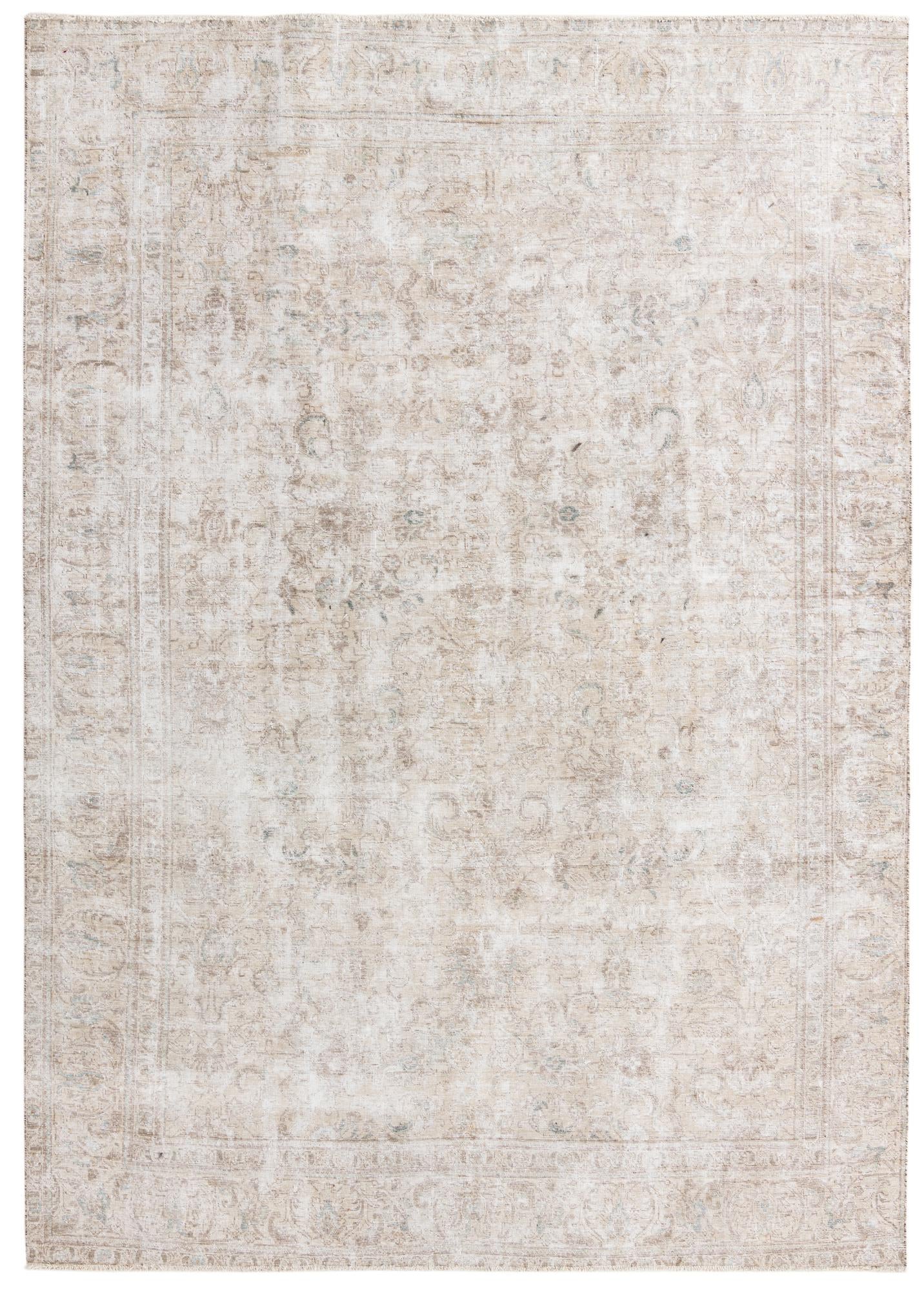8' x 11' 2 Hand Knotted Ultra Vintage Persian Wool Rug