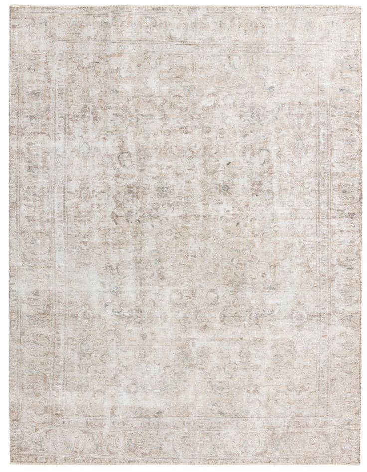 Detail image of 8' x 11' 2 Hand Knotted Ultra Vintage Persian Wool Rug