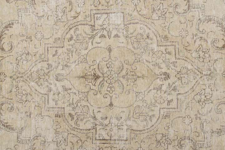 9' 8 x 12' Hand Knotted Ultra Vintage Persian Wool Rug