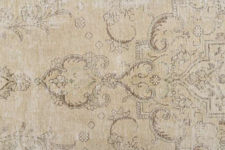 9' 8 x 12' Hand Knotted Ultra Vintage Persian Wool Rug