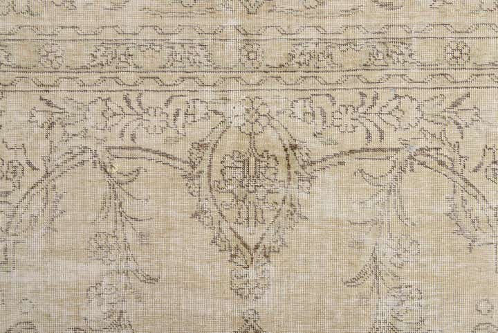 9' 8 x 12' Hand Knotted Ultra Vintage Persian Wool Rug