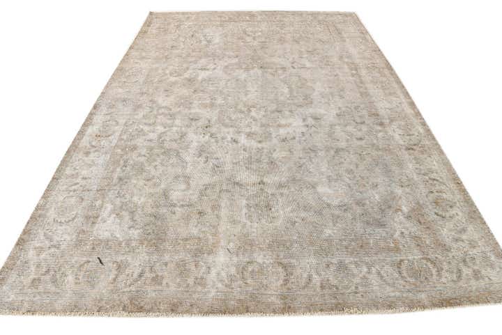 230cm x 335cm Handgeknoopt Ultra Vintage Perzisch Wol Vloerkleed