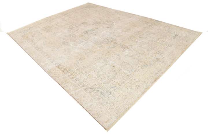 8' 10 x 11' 11 Hand Knotted Ultra Vintage Persian Wool Rug