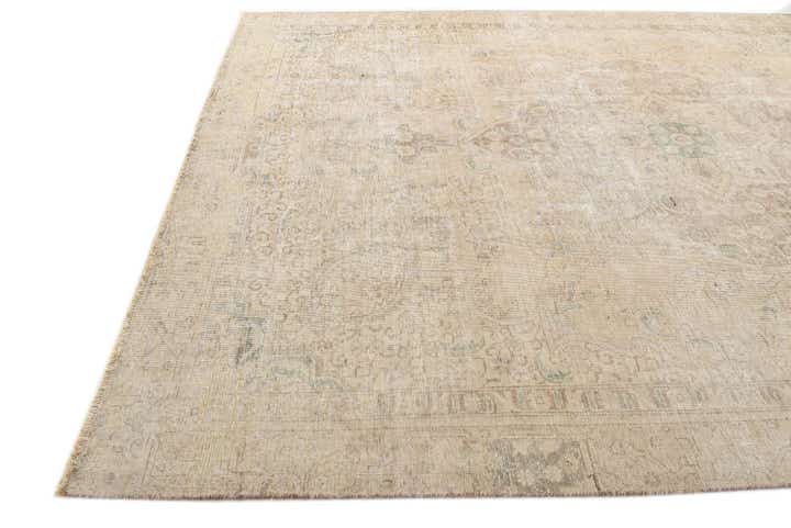 8' 10 x 11' 11 Hand Knotted Ultra Vintage Persian Wool Rug
