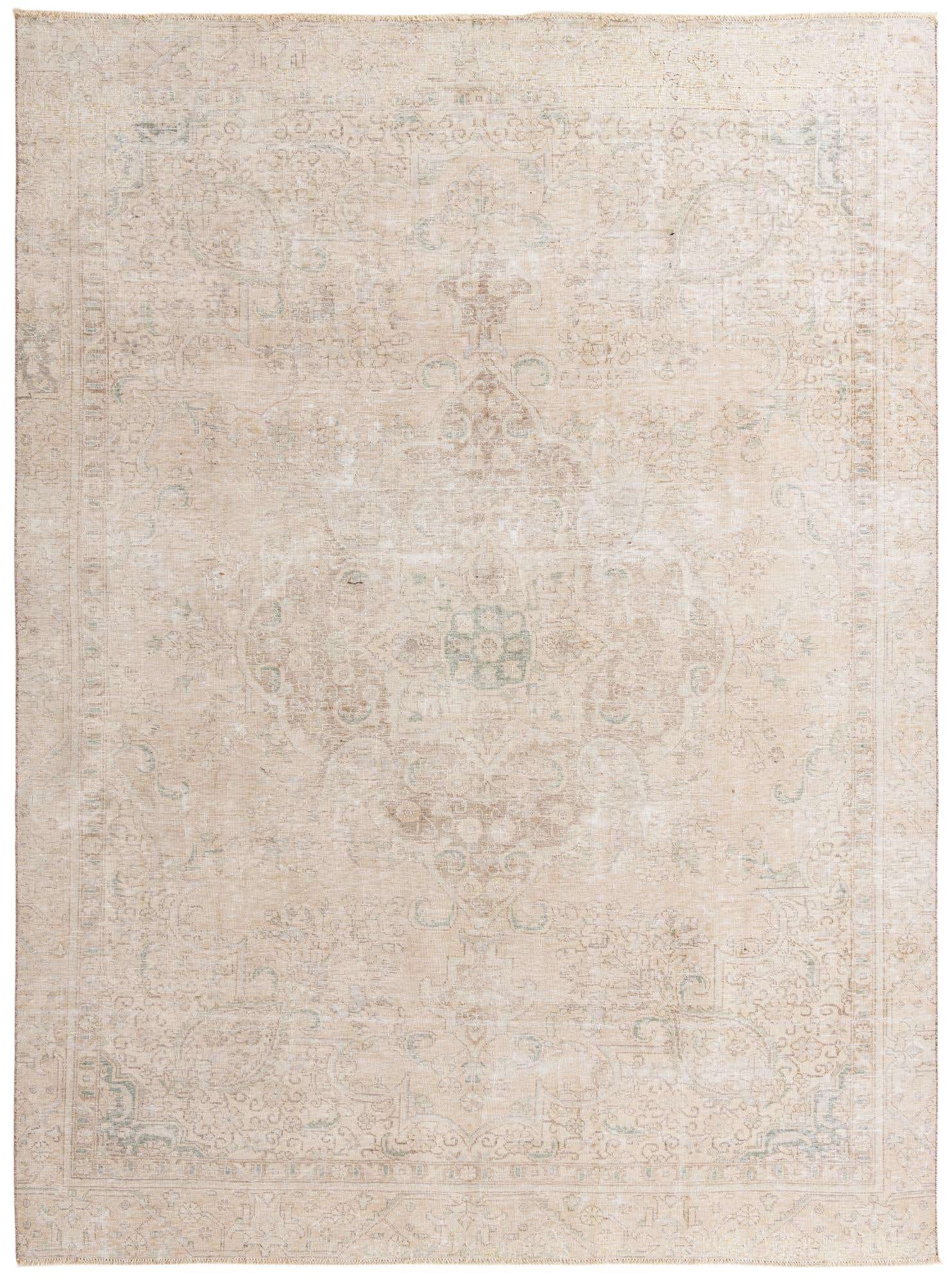 8' 10 x 11' 11 Hand Knotted Ultra Vintage Persian Wool Rug