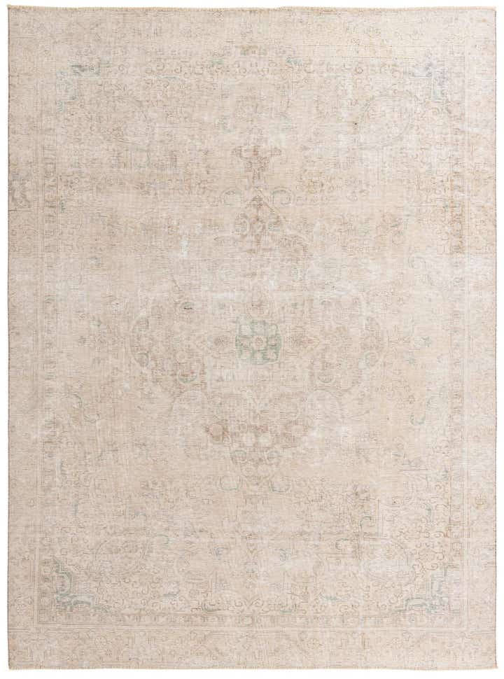 8' 10 x 11' 11 Hand Knotted Ultra Vintage Persian Wool Rug