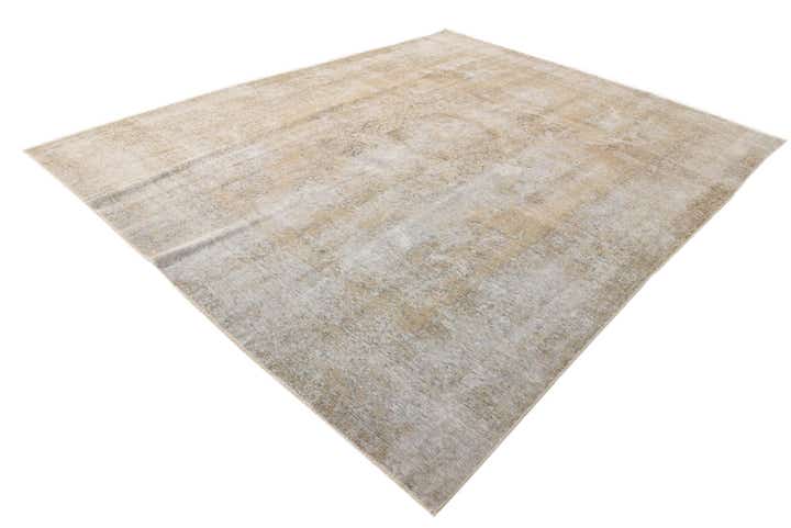 9' 9 x 12' 4 Hand Knotted Ultra Vintage Persian Wool Rug