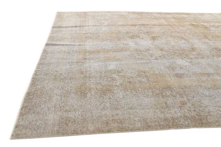 9' 9 x 12' 4 Hand Knotted Ultra Vintage Persian Wool Rug