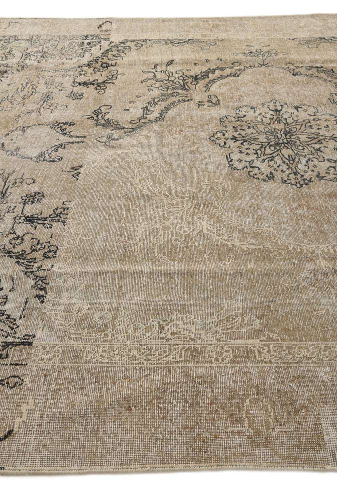 8' 10 x 12' 2 Hand Knotted Ultra Vintage Persian Wool Rug