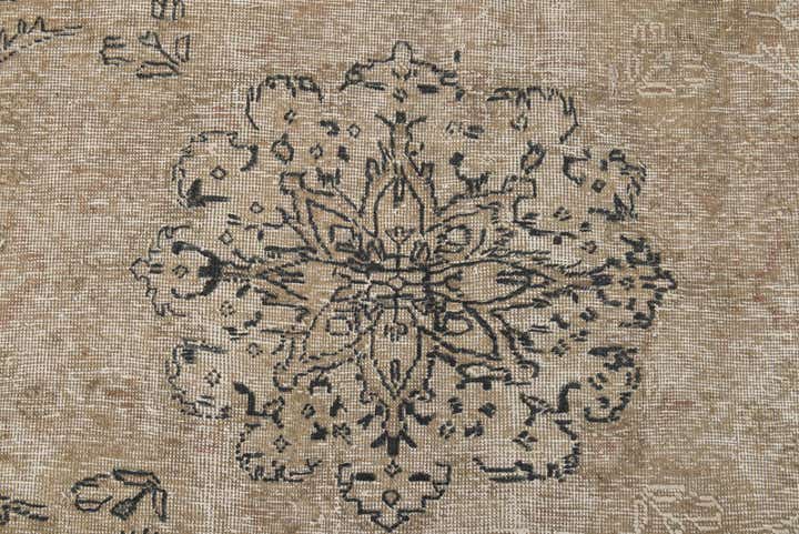 8' 10 x 12' 2 Hand Knotted Ultra Vintage Persian Wool Rug