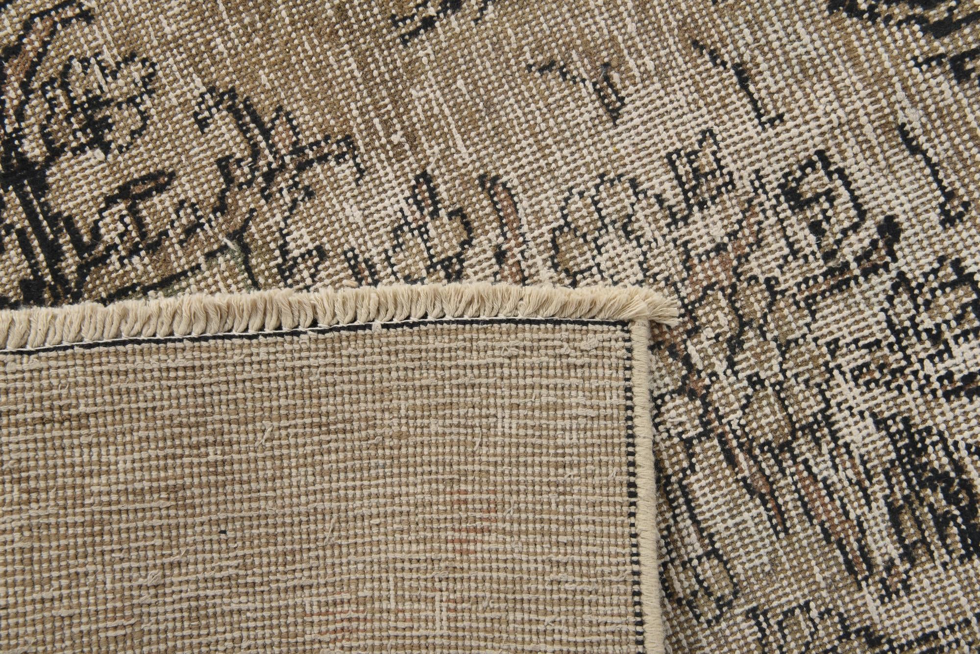 8' 10 x 12' 2 Hand Knotted Ultra Vintage Persian Wool Rug