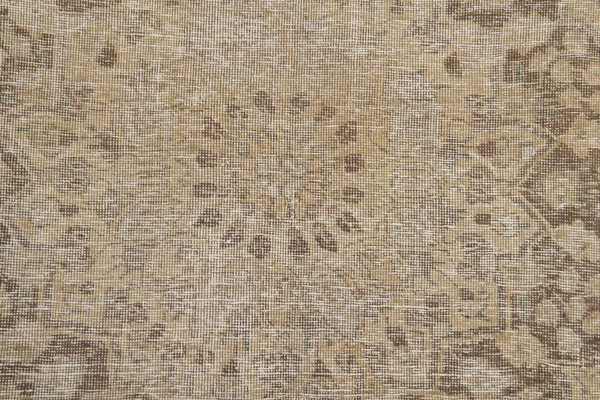 9' 6 x 12' 3 Hand Knotted Ultra Vintage Persian Wool Rug