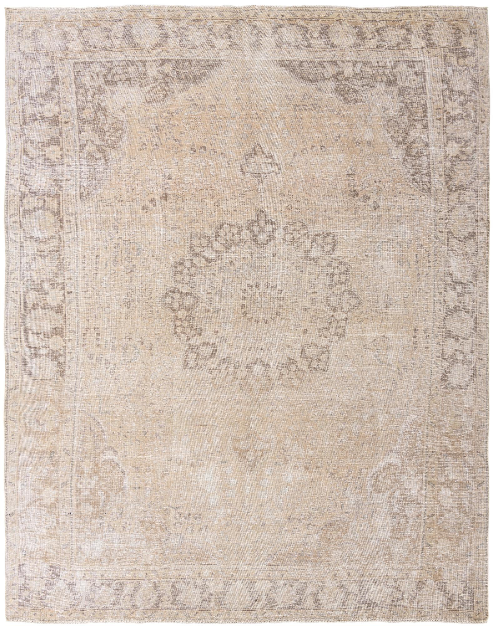 9' 6 x 12' 3 Hand Knotted Ultra Vintage Persian Wool Rug