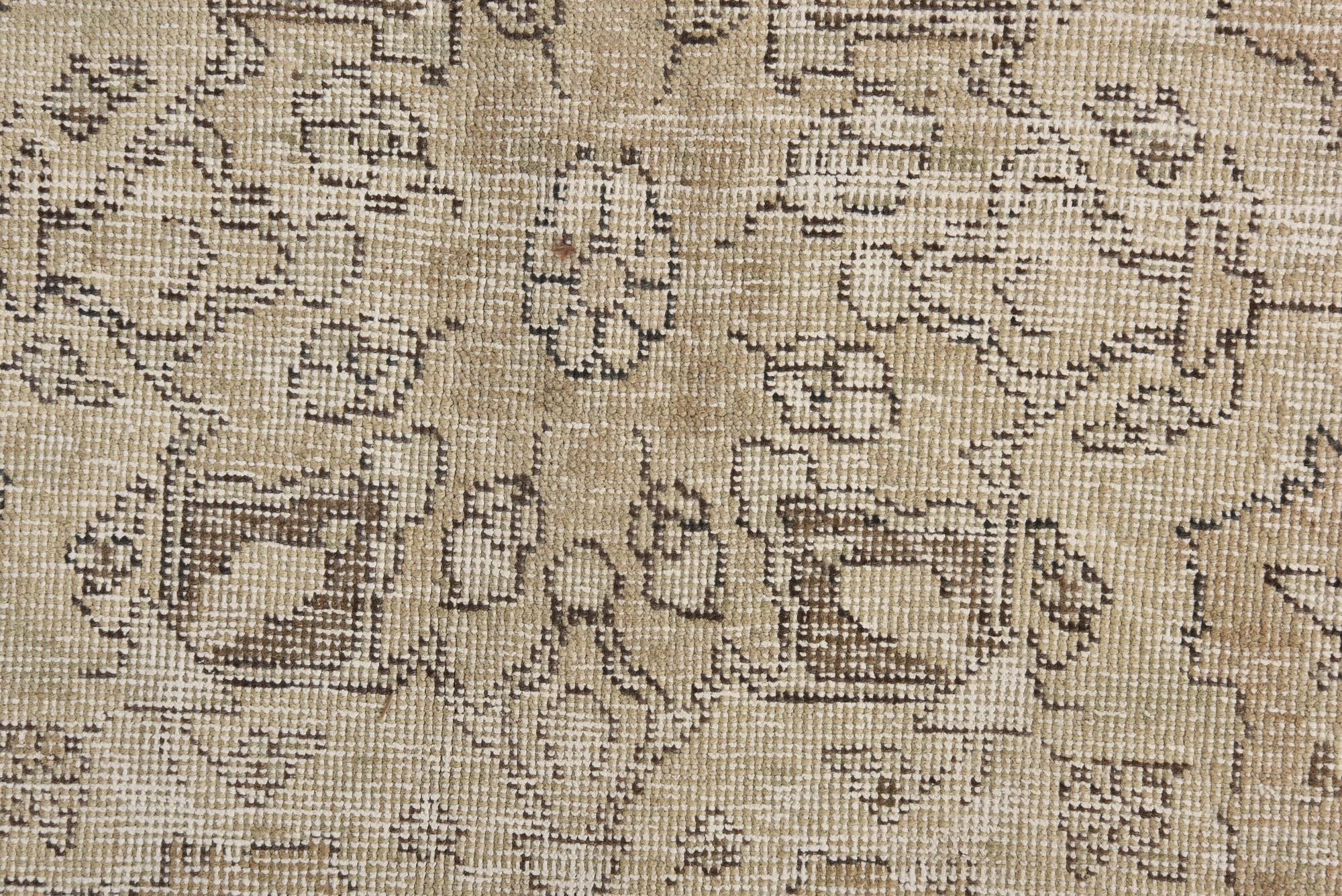 6' 7 x 9' 2 Hand Knotted Ultra Vintage Persian Wool Rug