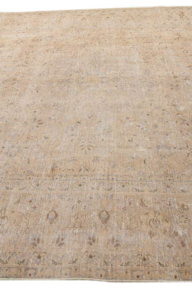 9' 3 x 12' 7 Hand Knotted Ultra Vintage Persian Wool Rug
