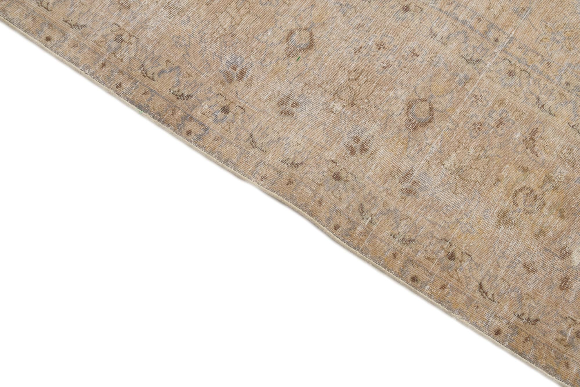 9' 3 x 12' 7 Hand Knotted Ultra Vintage Persian Wool Rug