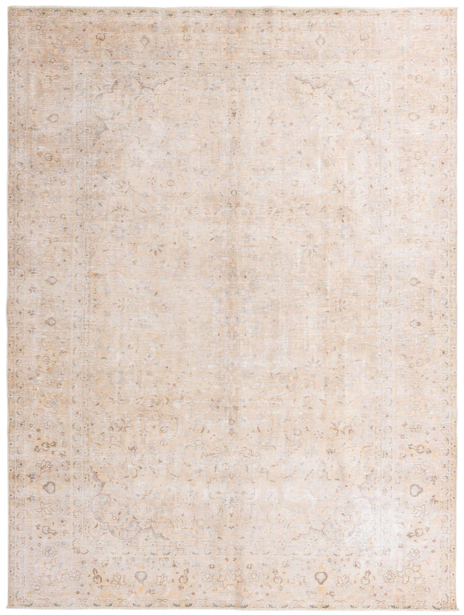 9' 3 x 12' 7 Hand Knotted Ultra Vintage Persian Wool Rug