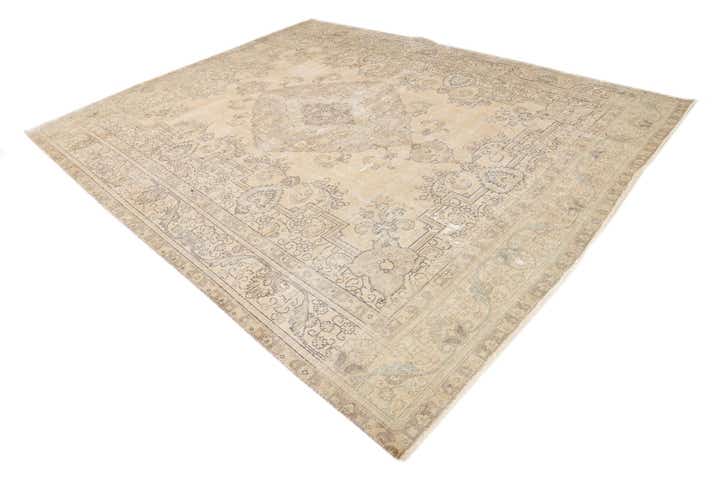 9' 9 x 12' 2 Hand Knotted Ultra Vintage Persian Wool Rug