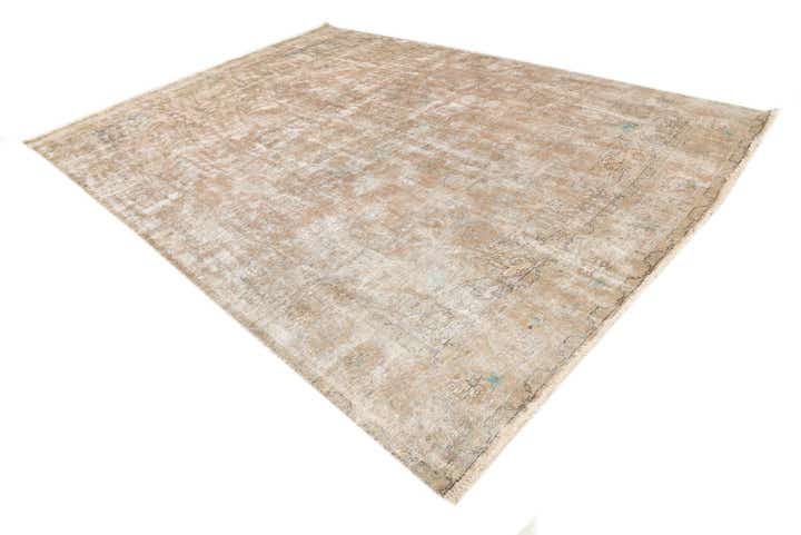 9' 5 x 13' Hand Knotted Ultra Vintage Persian Wool Rug