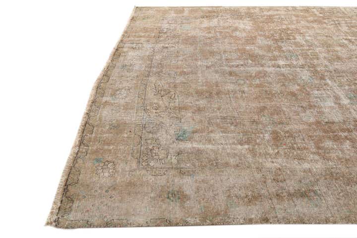9' 5 x 13' Hand Knotted Ultra Vintage Persian Wool Rug