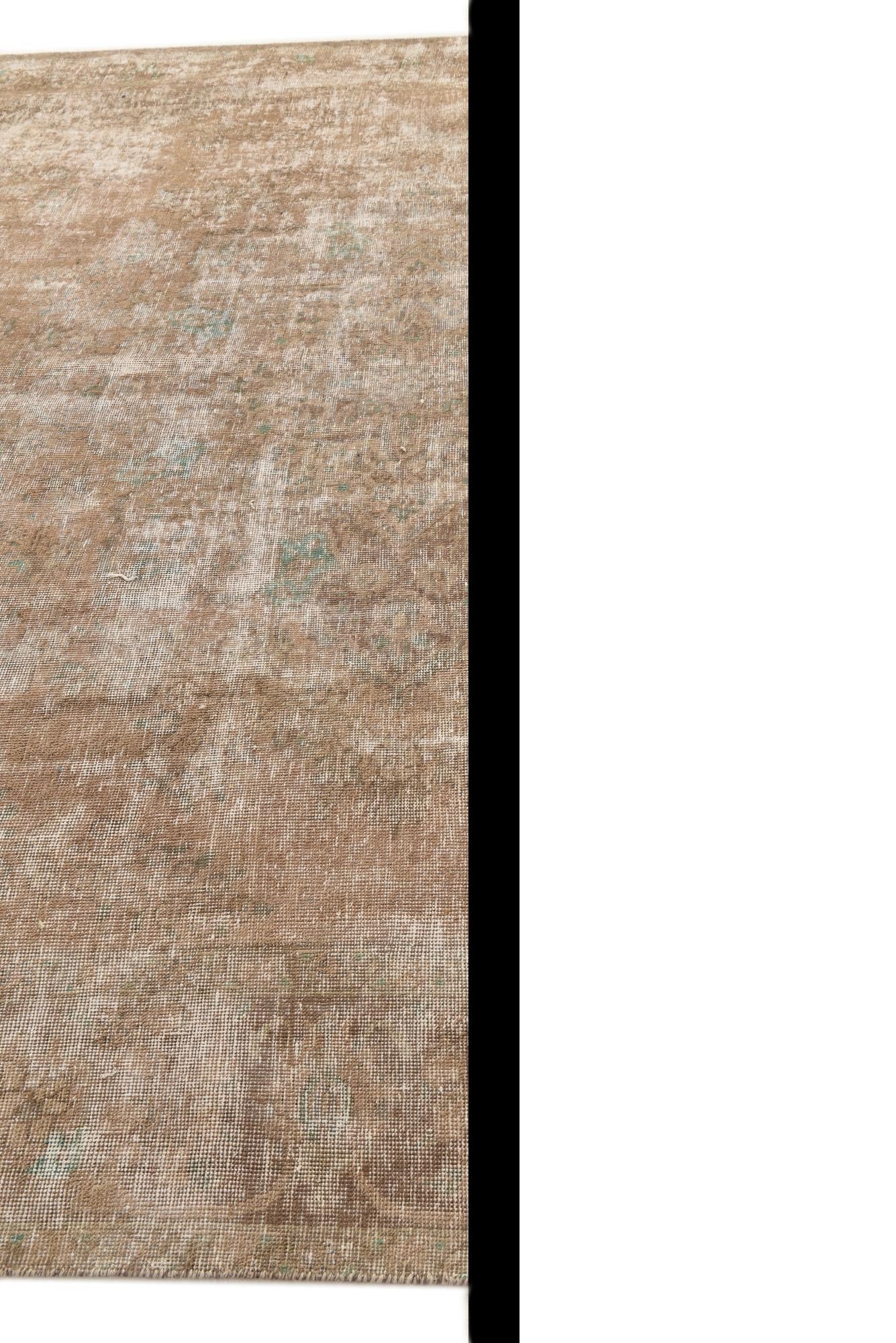 9' 5 x 13' Hand Knotted Ultra Vintage Persian Wool Rug