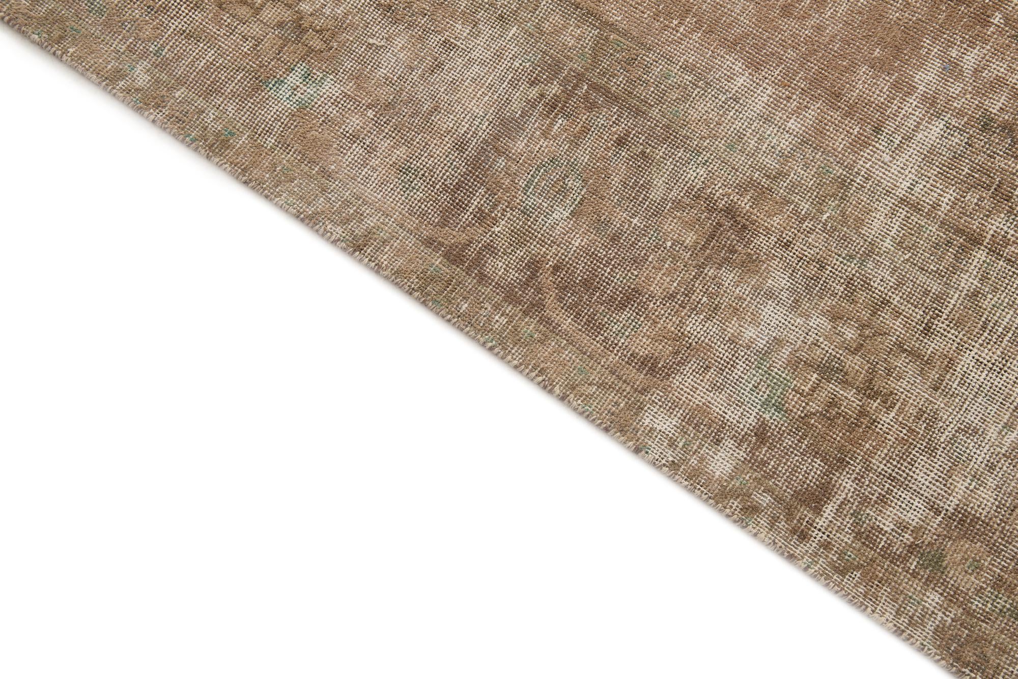 9' 5 x 13' Hand Knotted Ultra Vintage Persian Wool Rug