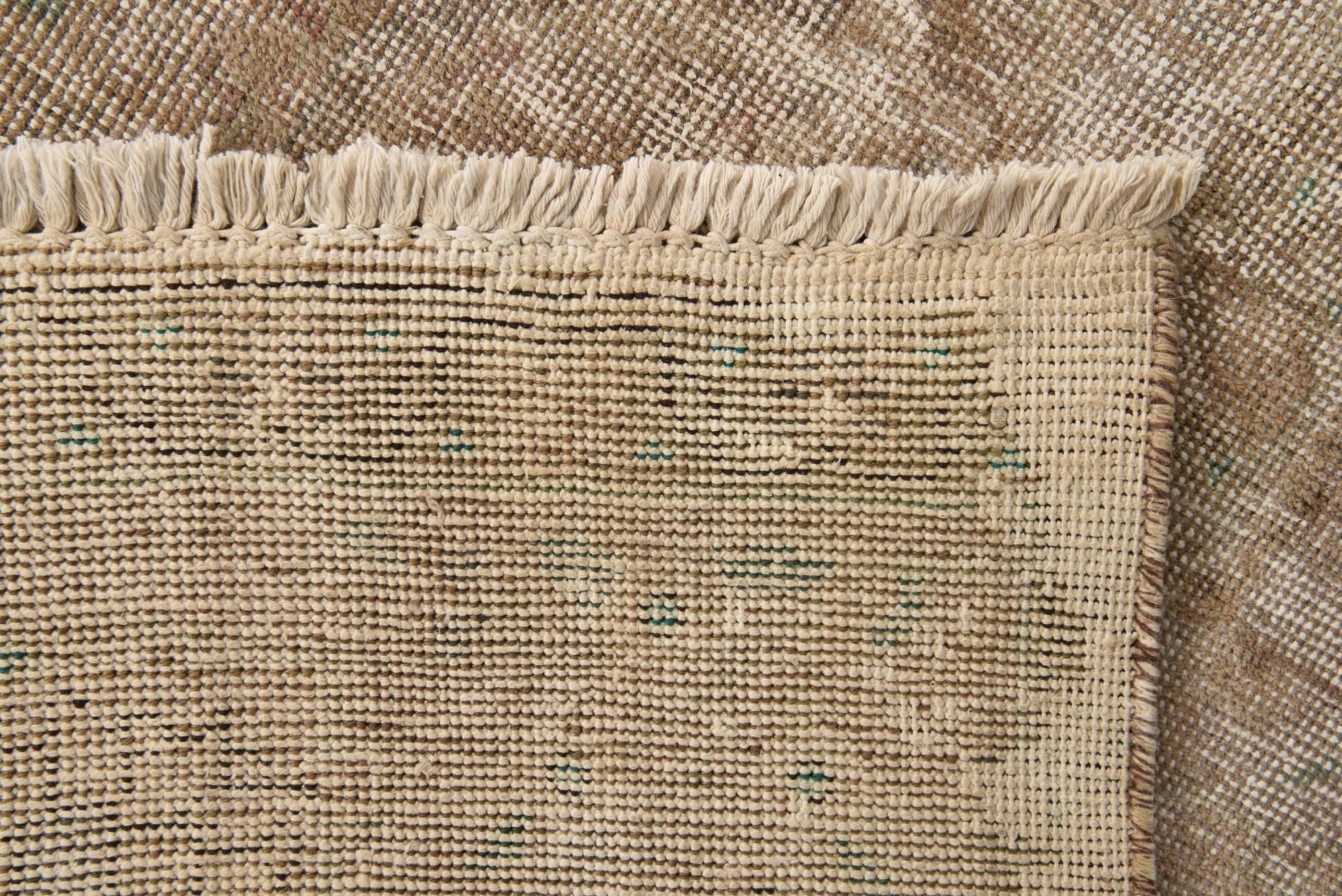 9' 5 x 13' Hand Knotted Ultra Vintage Persian Wool Rug