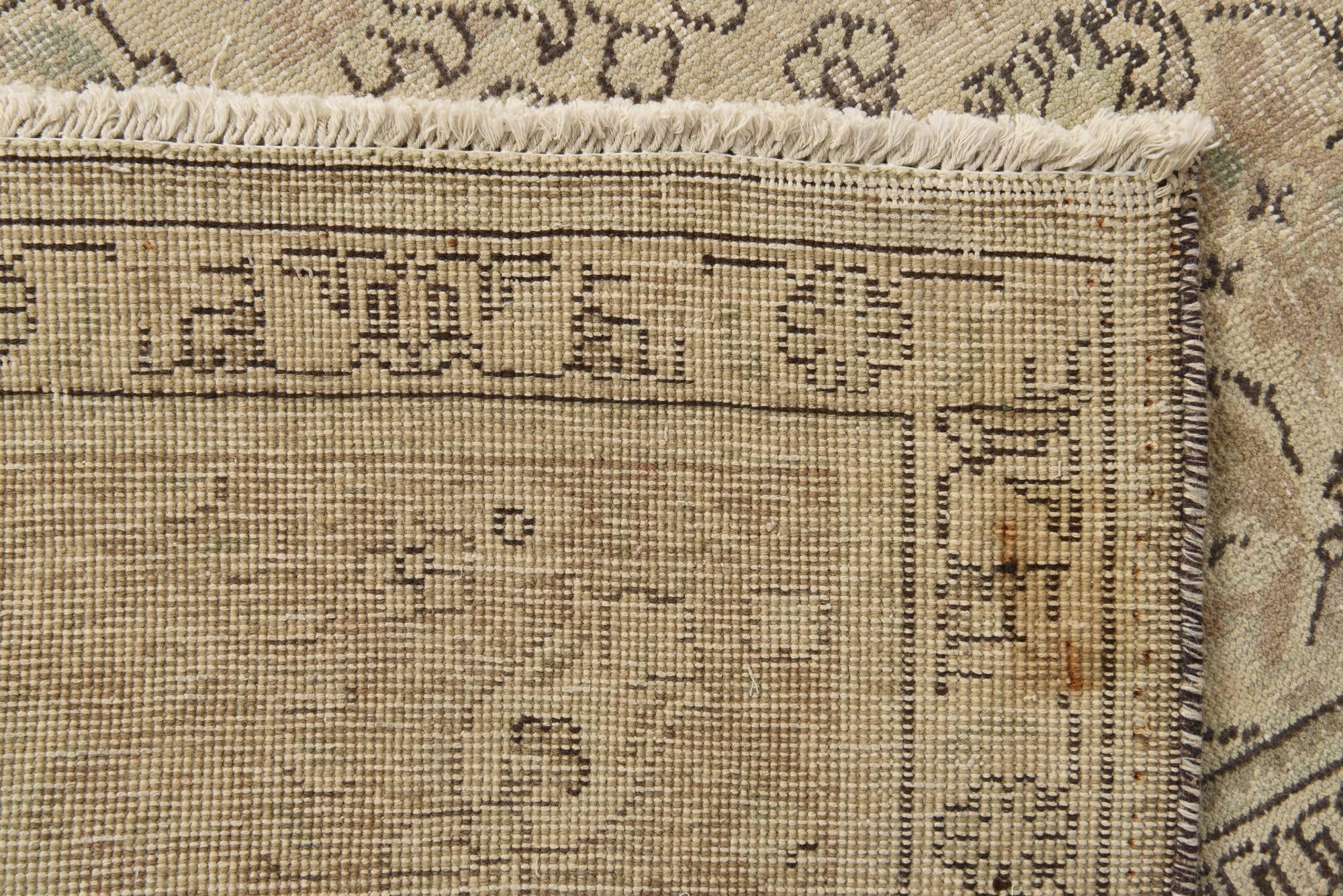 8' x 11' 2 Hand Knotted Ultra Vintage Persian Wool Rug