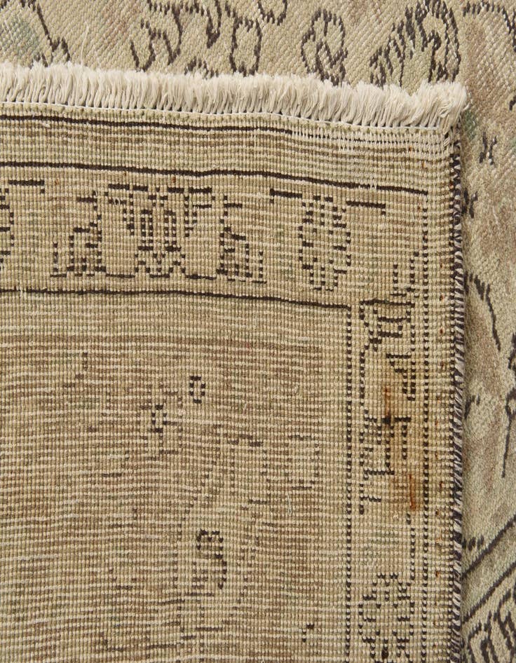 Detail image of 8' x 11' 2  Hand Knotted Ultra Vintage Persian Wool Rug