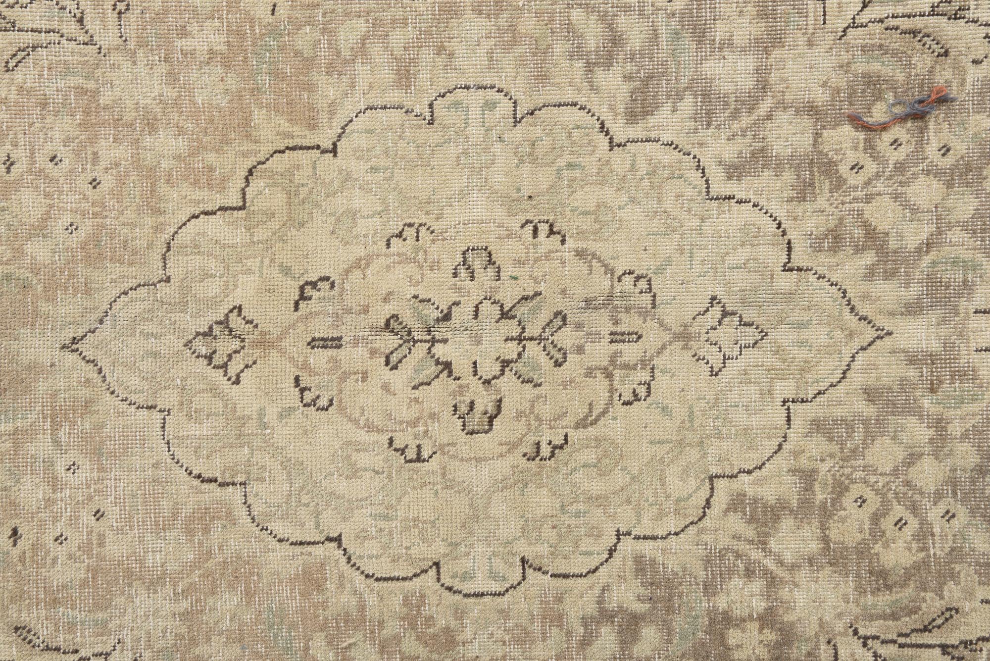 8' x 11' 2 Hand Knotted Ultra Vintage Persian Wool Rug