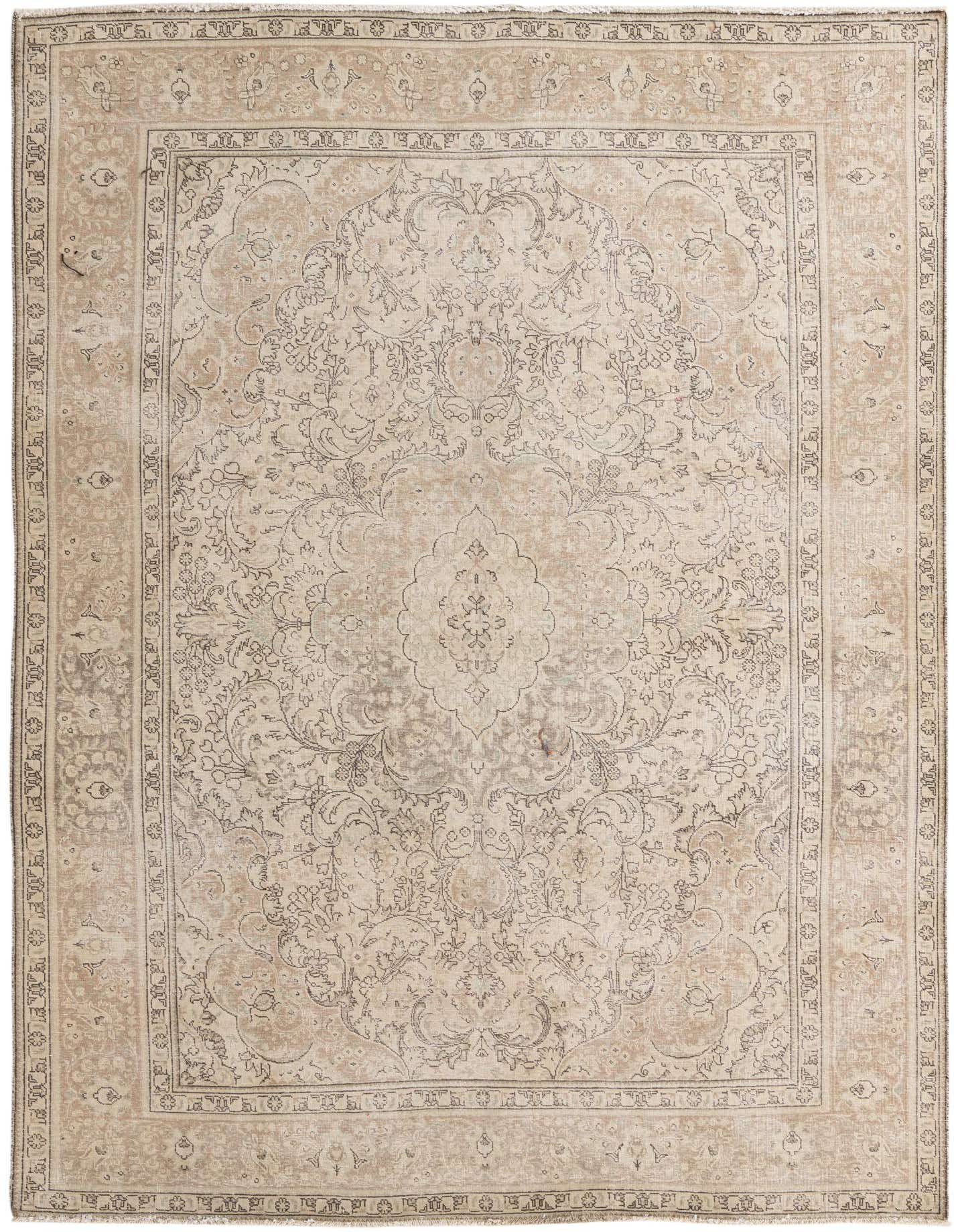 Primary image 8' x 11' 2  Hand Knotted Ultra Vintage Persian Wool Rug