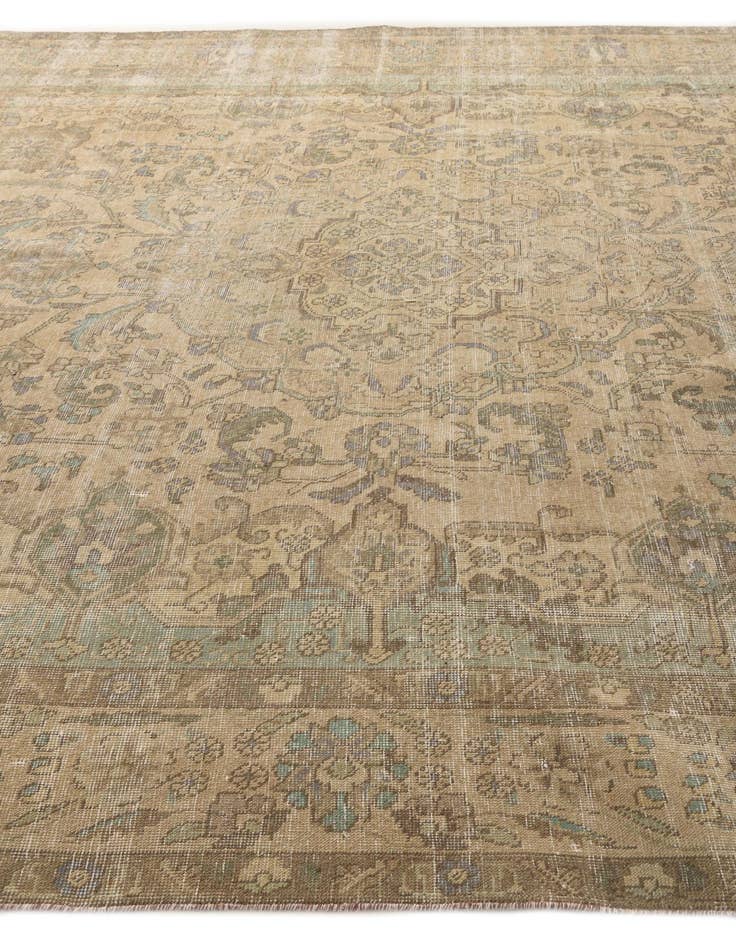 Detail image of 10' x 12' 6  Hand Knotted Ultra Vintage Persian Wool Rug