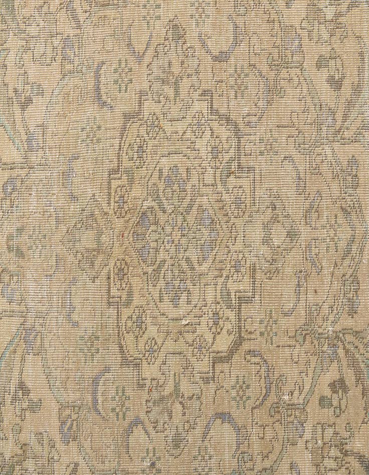 Detail image of 10' x 12' 6  Hand Knotted Ultra Vintage Persian Wool Rug